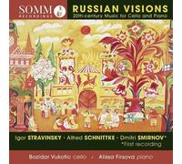 9154960 Audio Cd Russian Visions: 20th Century music For cello And Piano - Strav