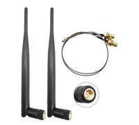 915MHz per antenna LoRa Set di 2 con guadagno 5dBi per la comunicazione interna, per connettore maschio SMA con per cavo, compatibile con gateway e router per un segnale affidabile