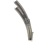 N fleischmann piccolo con massicciata 9174 scambio curvo sinistro 45 356.5 mm