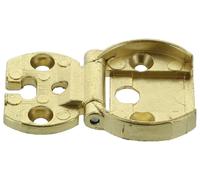 91814 Q.TA' 10 CERNIERA P/MOBILI A0070 OTTONATO 35X25 MM