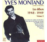9187159 Audio Cd Yves Montand - Les Debuts 1948-1949 Volume 2