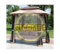91987 Q.TA' 1 C SET TELI MOSCHIERA P/DONDOLO HAREM BEIGE SC