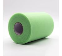 91m x 15 cm! Tessuto in rotolo di tulle per decorazioni artigianali Tutu Matrimoni Costumi Gonne Feste Regalo Fiocco baby shower, Molti colori disponibili. (Verde Menta)