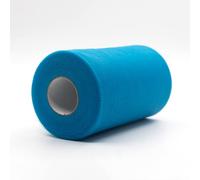 91m x 15 cm! Tessuto in rotolo di tulle per decorazioni artigianali Tutu Matrimoni Costumi Gonne Feste Regalo Fiocco baby shower, Molti colori disponibili. (Lago Profondo Blu)