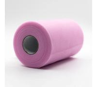 91m x 15 cm! Tessuto in rotolo di tulle per decorazioni artigianali Tutu Matrimoni Costumi Gonne Feste Regalo Fiocco baby shower, Molti colori disponibili. (Rosa)