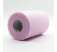 91m x 15 cm! Tessuto in rotolo di tulle per decorazioni artigianali Tutu Matrimoni Costumi Gonne Feste Regalo Fiocco baby shower, Molti colori disponibili. (Pallido)