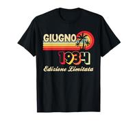 92° Compleanno 92 Uomo Anni Giugno 1934 Regalo Maglietta