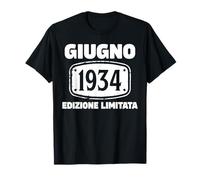 92° Compleanno 92 Uomo Anni Giugno 1934 Regalo Maglietta
