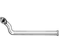 90 CV TUBO GAS SCARICO PER PEUGEOT Expert 224 1.9 TD KW 66 CV 90