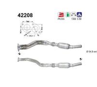 92 KW 125 CV CATALIZZATORE PER Audi A6 4B2 1.8