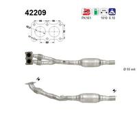 92 KW 125 CV CATALIZZATORE PER Skoda Octavia I Combi 1U5 1.8 20V