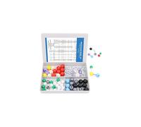 92 Pcs Chemistry Molecular Model Student and Teacher Set, Molecular Model Set for Inorganic & Organic Chemistry - 52 Atoms & 37 Bonds & 3 Orbitals