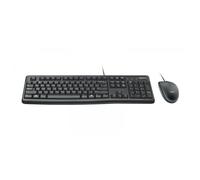920-002543 5099206020511 TASTIERA LOGITECH + MOUSE MK120 USB NERA - 3 TASTI Ita