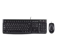 920-004958 Logitech Keyboard & Mouse, Wired, USB, DE, Black No