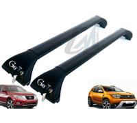 9200+9272 GEV GEO BARRE PORTATUTTO NERE DACIA DUSTER 14... 18... PATHFINDER 05..