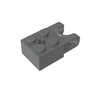 92013 Mattoncini a Cerniera Technic Speciali 2x2 con Ampio Ricettacolo a Sfera e Foro per Asse, 10 Pezzi GDS-1206-compatibile con Lego Mattoncini da Costruzione, Colore:Gris bleuté foncé 199