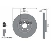 92074003 Disco freno Textar