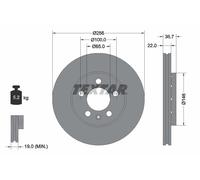 TEXTAR Dischi Freno 92082205 Freni a Disco,Dischi Dei Freni VW,AUDI,SKODA,POLO (9N_),Polo Hatchback (6R1, 6C1),Golf IV Hatchback (1J1)