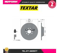 92132503 Coppia dischi freno posteriore (MARCA TEXTAR)..