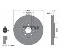 92195403 Disco freno Textar