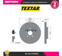 92198903 Coppia disco freno anteriore (MARCA TEXTAR)..