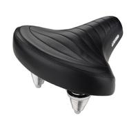 Sella bicicletta city relax doppia molla S13 260x255mm - nero