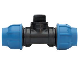 92440 Q.TA' 20 RACCORDO POLIPROP TEE MAS D 20 X 1/2 X 20MM