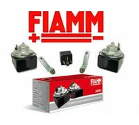 924642 COPPIA TROMBE CLACSON FIAMM AM80S-SX 12V AUTO CAMION ORIGINALI CON RELAY