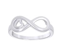 925 Argento Sterling Donna Love Simbolo Infinito Cuore Amore Misure Anello 6 A 9