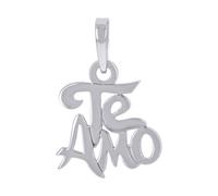 925 Argento Sterling Unisex i Love You ' Te Amo 'Ciondolo Spagnolo Talking