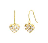 925 argento super-flash amore set pietra gancio orecchio signore a forma di cuore personalità temperamento gioielli, Metallo
