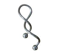 925 Egli orecchini in argento nello stile di un orecchino in acciaio inox orecchini per le donne, Taglia unica, Metallo, Nessuna pietra preziosa