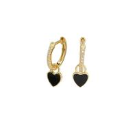 925 gocce d'argento di amore orecchio fibbia signore design gioielli, Metallo