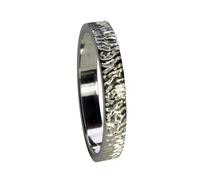 925 Nozze D'Argento Anelli Profilo Piatto Mano Inciso UK Marchiato 2 3 4 5 6 8