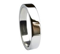 925 Nozze D'Argento Anelli Profilo Piatto UK Marchiato 2mm 3mm 4mm 5mm 6mm 7mm