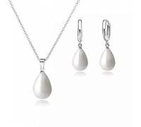 925 orecchini a cerchio per lacrime per lacrime bianca per le ragazze della lacrima di lacrime bianca festa di bei regali.