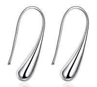 925 Orecchini in argento Gioielli di moda Gocce d'acqua Orecchini pendenti per le donne Regali di San Valentino orecchini Donna Regali per Mamma/Moglie/Fidanzata