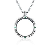 925 Power Power Box flottante per la Foresta misteriosa in Argento Sterling per Donne Gioielli in Argento