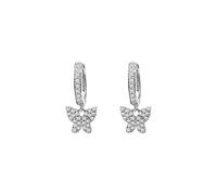 925 Sterlig Piccola Farfalla Zircone Pendente Orecchini Goccia per Le Donne Piercing Orecchini Gioielli Pendientes, LYLSSSDH, di E2
