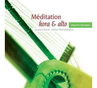 9265564 Audio Cd Jacques Burtin: Meditation Kora Et Alto - Satie, Glass, Mozart,