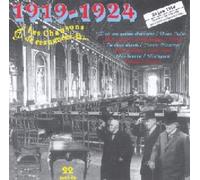 9265565 Audio Cd Chansons De Ces Annees La' (Les): 1919-1924 / Various