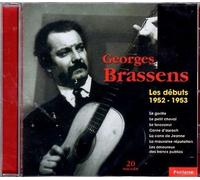 9265571 Audio Cd Georges Brassens - Les debuts 1952-1953