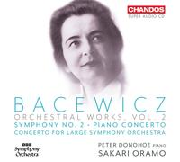 9265572 Audio Cd Grazyna Bacewicz - Orchestral Works, Volume 2
