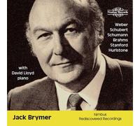9265575 Audio Cd Jack Brymer: Johannes Brahms / William Hurlstone / Franz Schube