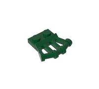 92692 Cerniera Piastra Speciale 1x2 con Maniglie Angolate sul Lato 10 Pezzi GDS-771 compatibile con Lego Mattoncini da Costruzione Colore Verde scuro