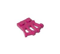 92692 Cerniera Piastra Speciale 1x2 con Maniglie Angolate sul Lato 10 Pezzi GDS-771 compatibile con Lego Mattoncini da Costruzione Colore Magenta