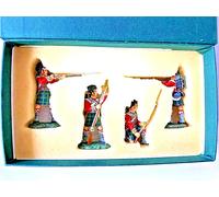 92nd Gordon Highlanders 2nd Battalion 4 Figures. Soldiers Of History Spain. 1:3