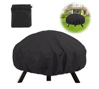 92X51cm Tessuto Oxford 420D Coperture per Fuochi, Copertura per Pozzo del Fuoco per Rotondo, Copertura Copri Barbecue, Telo Protettivo Impermeabile, Coperture per Fuochi Telo Copri Barbecue (92X51cm)