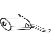 152 CV SILENZIATORE POSTERIORE PER PEUGEOT 405 II 4B 2.0 MI-16 KW 112 CV 152