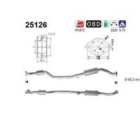 93 KW 126 CV CATALIZZATORE PER Mazda MX-5 III NC 1.8
